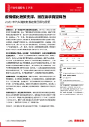 2020年汽车消费刺激政策回顾与展望：疫情催化政策支撑，潜在需求有望释放