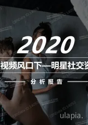 2020短视频风口下—明星社交资产