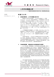 2月汽车销量点评：销量受疫情影响大幅下滑，促销费政策出台