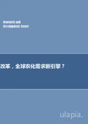 化工行业：巴西养老金改革，全球农化需求新引擎？