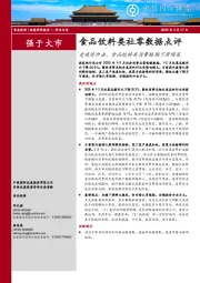 食品饮料类社零数据点评：受疫情冲击，食品饮料类消费短期下滑明显