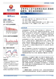 【粤开化工】行业周报及观点-原油宽幅震荡，维生素持续提价