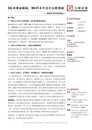 物联网系列研究报告一：5G的黄金搭档，Wi-Fi 6开启行业新周期