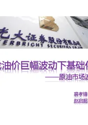 原油市场波动影响系列报告之二:两轮油价巨幅波动下基础化工行业的回顾