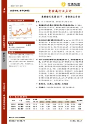 贵金属行业点评：美联储无限量QE下，金价迎主升浪