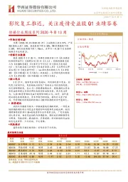 传媒行业周报系列2020年第13周：影院复工推迟，关注疫情受益股Q1业绩答卷