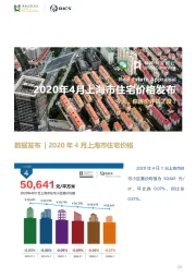 房地产行业：2020年4月上海市住宅价格发布-今天,你房价评估了没？
