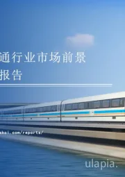 2020年中国轨道交通行业市场前景及投资研究报告