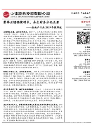 房地产行业2019年报综述:整体业绩稳健增长,房企财务分化显著