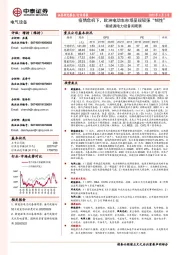 新能源电力设备周观察:疫情危机下,欧洲电动车市场呈现较强“韧性”
