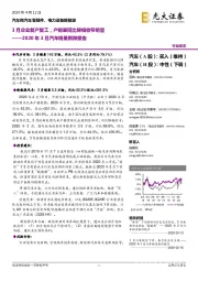 2020年3月汽车销量跟踪报告：3月企业复产复工，产销量同比降幅收窄明显