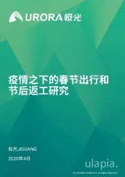 疫情之下的春节出行和节后返工研究