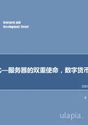 计算机行业：云计算国产化-服务器的双重使命，数字货币场景应用可期