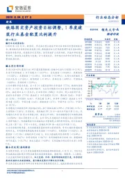 建筑：铁路固定资产投资目标调整，1季度建筑行业基金配置比例提升