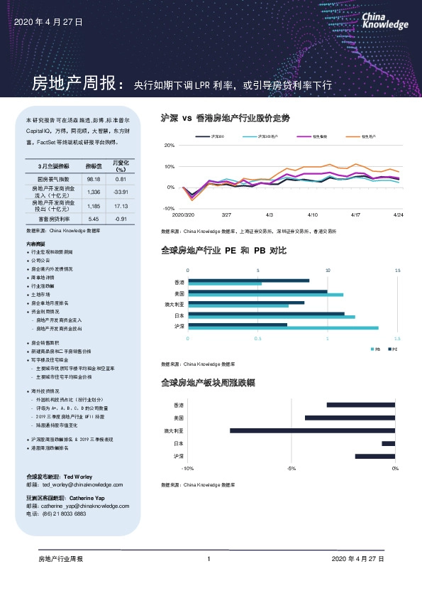 房地产行业周报:央行如期下调LPR利率,或引导房贷利率下行