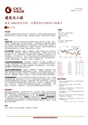 建筑与工程基金1Q20持仓分析：公募持仓比例继续小幅提升