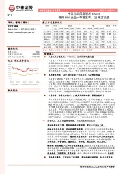 中泰化工周度观点20W18：海外MDI企业一季报发布，Q2难言改善