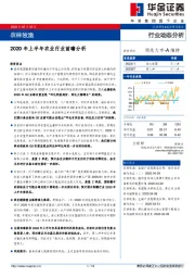 2020年上半年农业行业前瞻分析