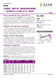 有色金属行业2019年报及2020年一季报总结：行业营收、净利下滑，但供给支撑作用渐显