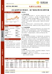 电新行业周报：光伏抢装将至行情复苏，国产特斯拉降价促消费回暖