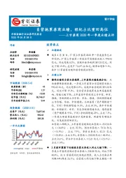 非银金融行业-上市券商2020年一季度业绩点评：自营拖累券商业绩，经纪占比重回高位