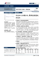 纺织服装及日化2019年报与2020一季报总结：冲击加大业绩分化，聚焦高质量成长龙头