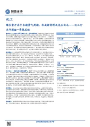 化工行业年报&一季报总结：维生素开启中长期景气周期，布局新材料及龙头白马