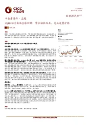 中金看海外·主题：1Q20动力电池全球回顾：需求韧性凸显，龙头逆势扩张