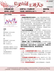 证券行业4月业绩分析：市场回暖，券商净利环比大增55%