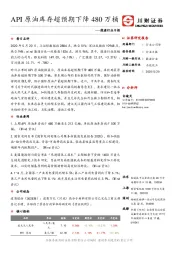 能源行业日报：API原油库存超预期下降480万桶