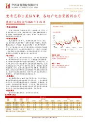 传媒行业周报系列2020年第22周：爱奇艺推出星钻VIP，各地广电出资国网公司