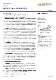 计算机行业投资周报：数字经济中的信息安全供需探析