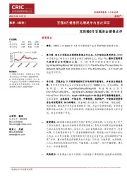 5月百强房企销售点评：百强5月销售同比增速年内首次回正