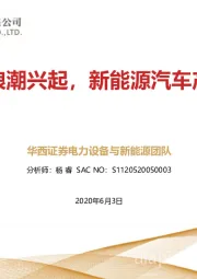 新能源汽车行业策略专题报告：全球电动化浪潮兴起，新能源汽车产业链迎机遇