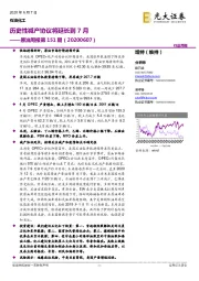 原油周报第151期：历史性减产协议将延长到7月