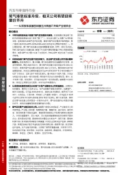 汽车与零部件行业深度报告:从排放标准国四到国五分析国六升级产业链机会-尾气排放标准升级,相关公司有望迎来量价齐升