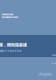 机械设备行业2020年中期投资策略：把脉新能源，拥抱强基建