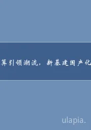 计算机专题报告：云计算引领潮流，新基建国产化进阶