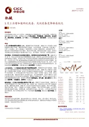 机械：5月工业增加值环比改善，光伏设备竞争格局优化