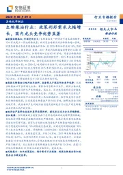 生物柴油行业专题报告:政策利好需求大幅增长,国内龙头竞争优势显著