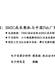 中国芯丨先进制程：SMIC成长契机与中国Fab厂突围之路！