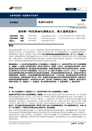 免税行业快评：海南新一轮免税细化措施出台，做大蛋糕是核心