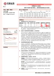 化工周期巡礼之氨纶：面料“味精”稳步增长，成本曲线铸就龙头优势
