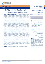 计算机-重塑中国数字底座系列报告之中间件篇：国产化一小步，商业化一大步