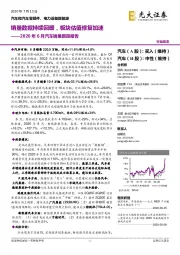 2020年6月汽车销量跟踪报告:销量数据持续回暖,板块估值修复加速