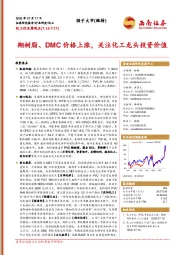 化工行业周观点：糊树脂、DMC价格上涨，关注化工龙头投资价值