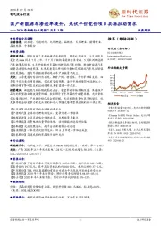 2020年电新行业周报7月第3期：国产新能源车渗透率提升，光伏平价竞价项目共振拉动需求