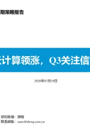 计算机行业中期策略报告：云计算领涨，Q3关注信创