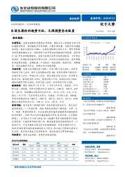 食品饮料：白酒长期向好趋势不改，无惧调整坚决配置