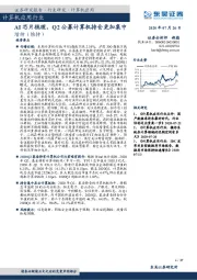 计算机应用行业：AI芯片梳理，Q2公募计算机持仓更加集中